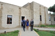 Azerbaijani president and his spouse visit Gala State History-Ethnography Preserve (PHOTO)